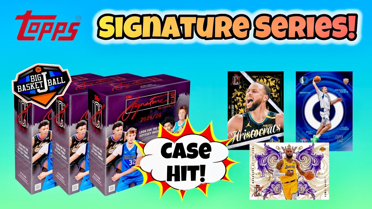 *ПЕРВЫЙ ВЗГЛЯД!* Вскрытие 3-х мегабоксов 2025-26 Topps Signature Class Basketball 🔥 КРУТОЙ кейс-х...