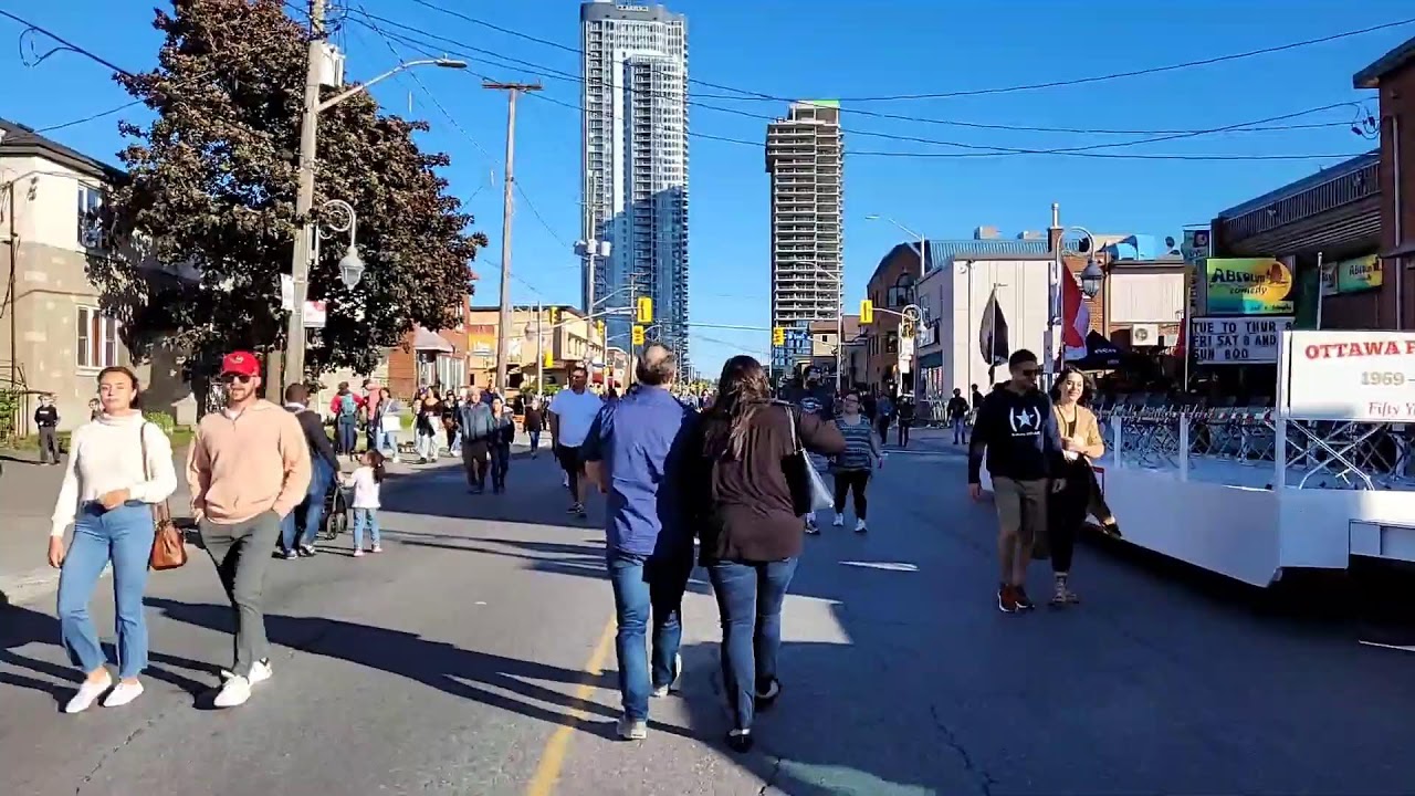 🔴LIVE Ottawa - Downtown Events 'The Best of Times' on Bank St & Italian Fest on Preston St.