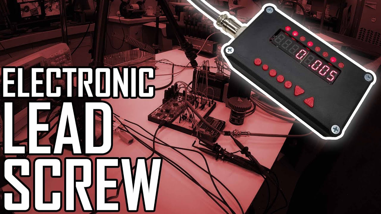 Lathe Electronic Leadscrew Part 3: Control Panel and Debugging