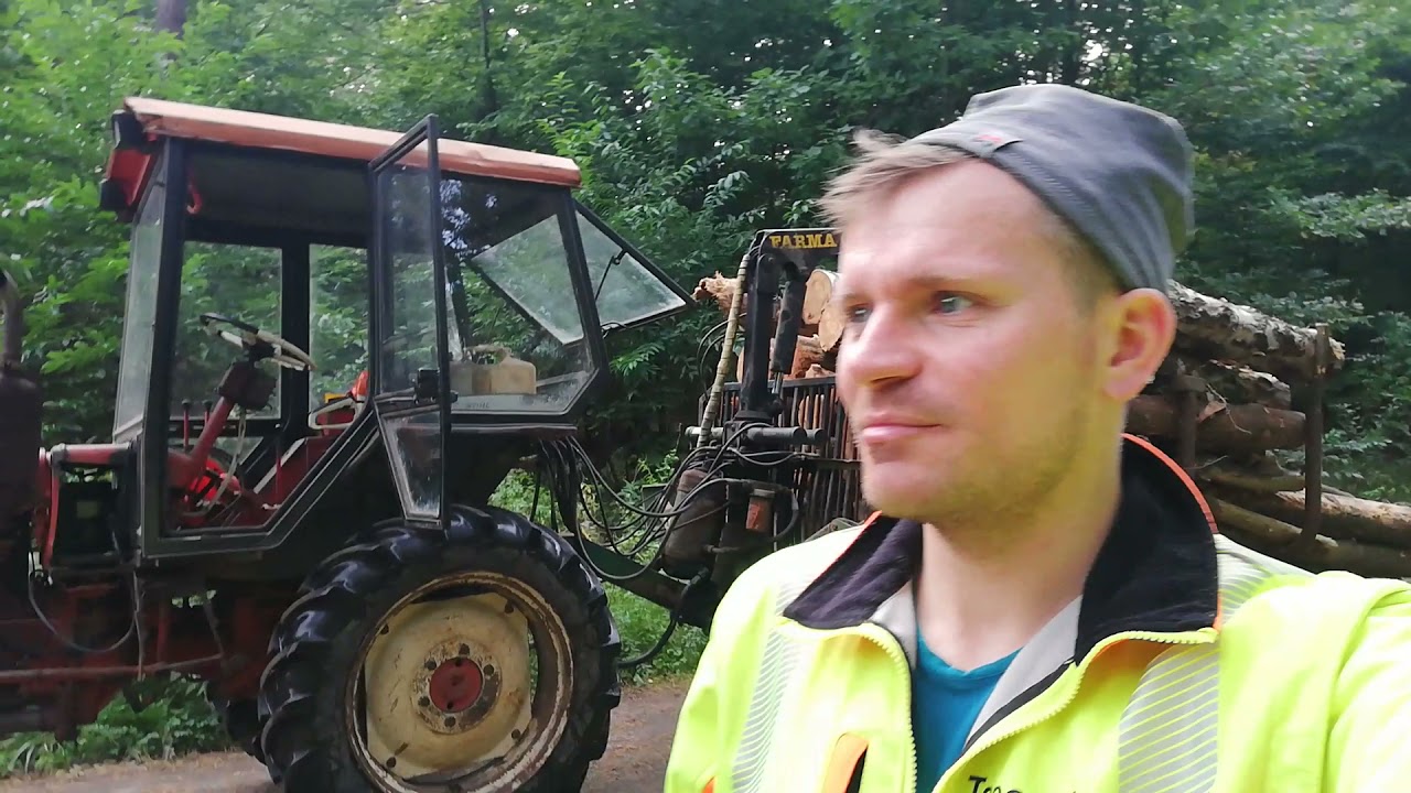 Vlog #30 Transport drzewa. T - 25 Farma 3.8 D