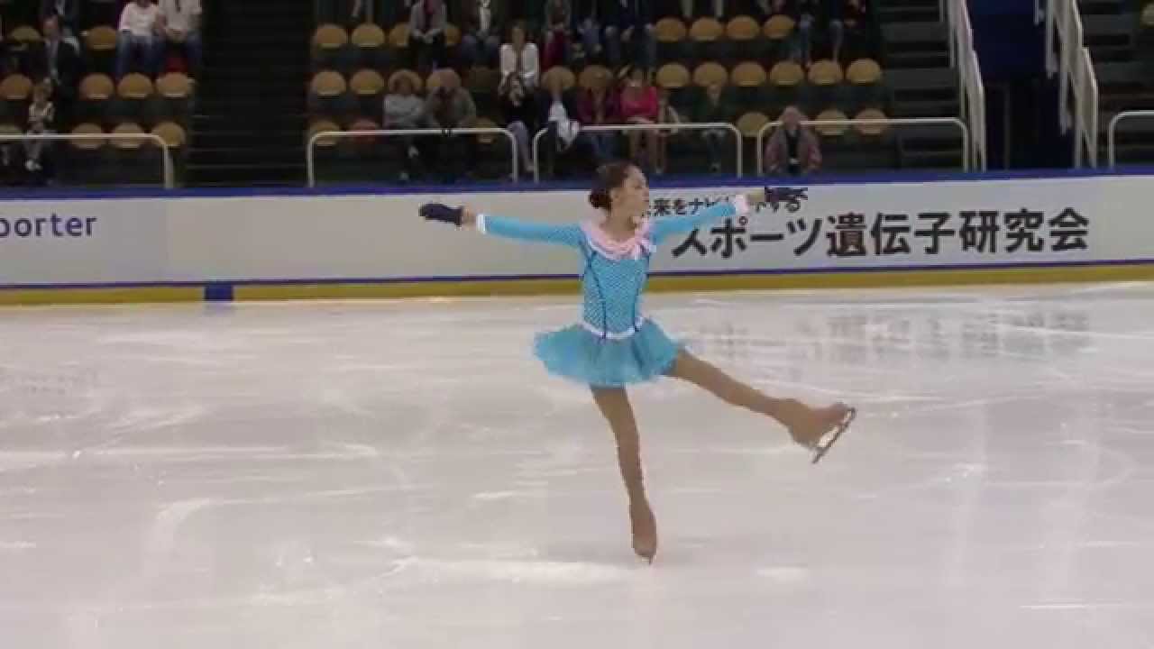 ISU 2014 Jr Grand Prix Courchevel Ladies Short Program - Evgenia MEDVEDEVA ( RUS)