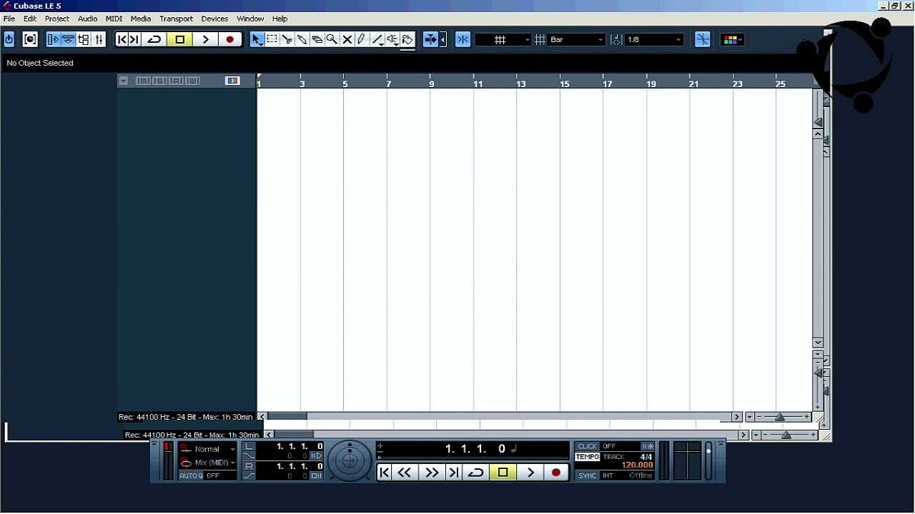 Cubase Tutorial odcinek 1