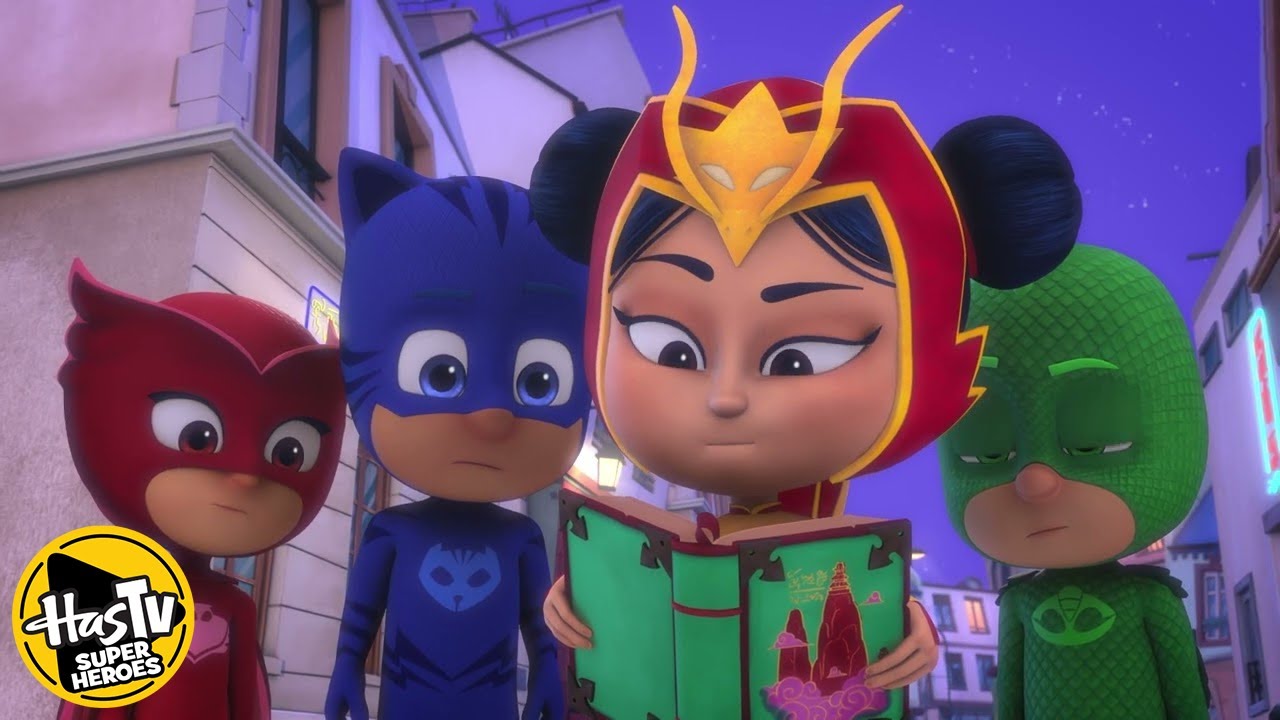 Powerful Floating Dragon! 🐉 PJ Masks Luna New Year 🦸 COMPILATION 🟡 HasTV Superheroes