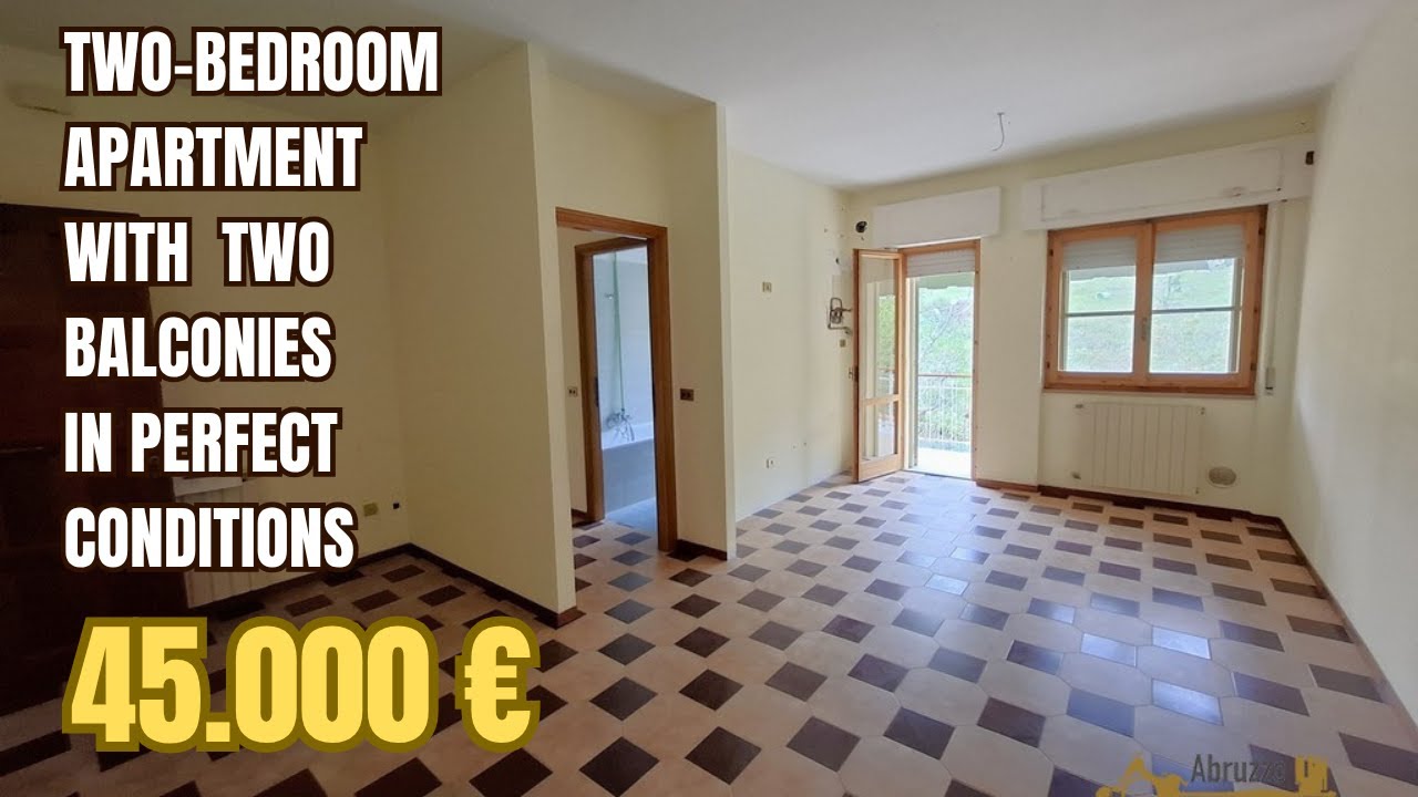 Two-bedroom apartment in perfect conditions with two balconies. Gissi