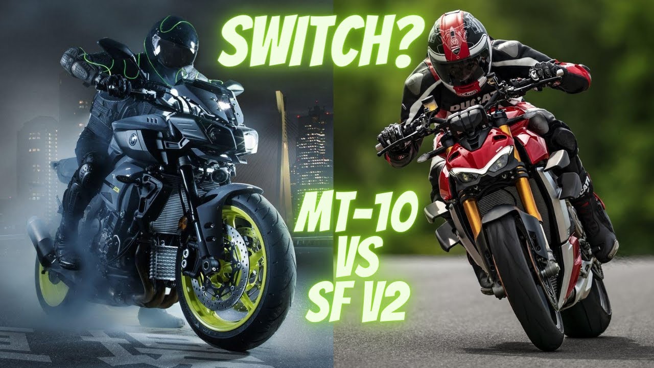 MT-10 vs Streetfighter V2 | Should you switch? [4K + RAW Audio]