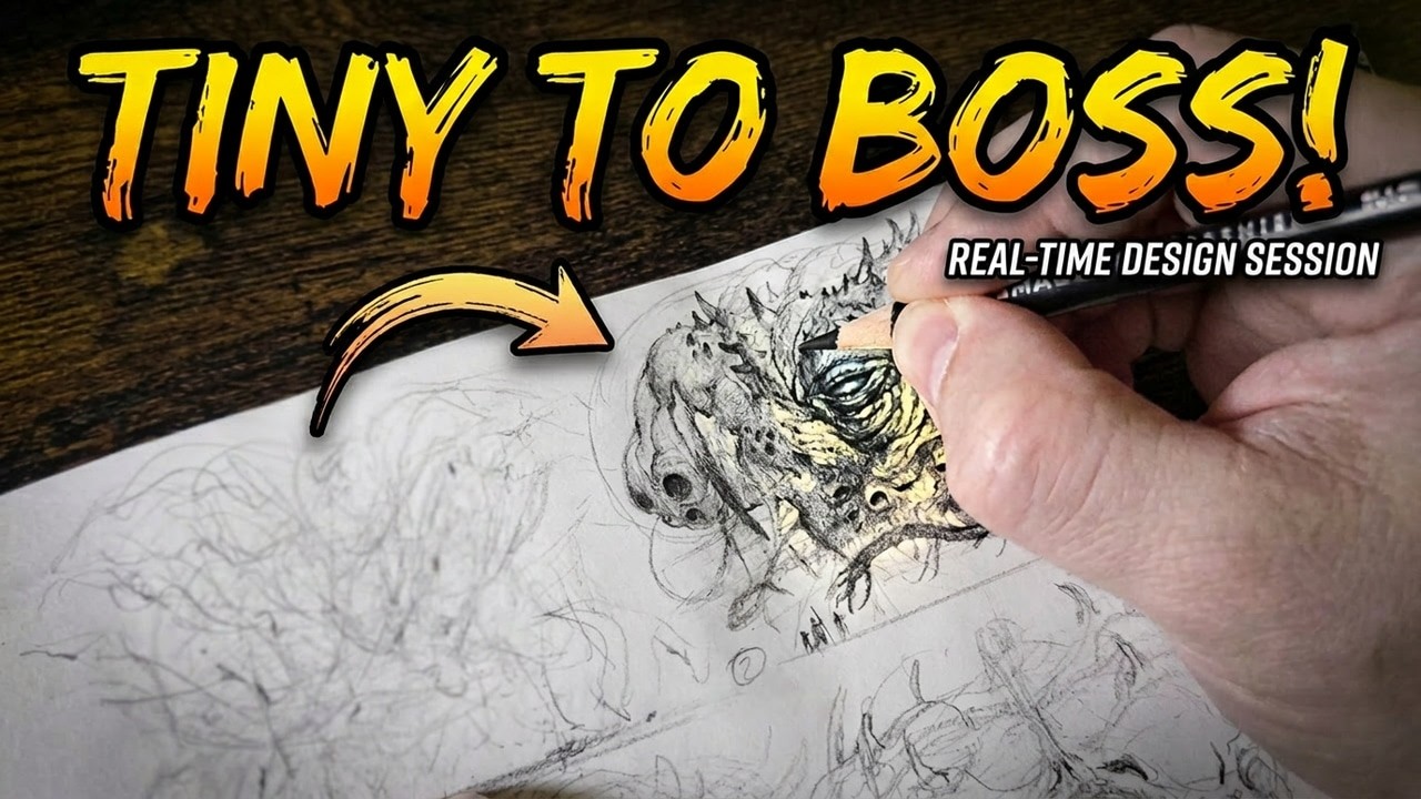 Turn Tiny Thumbnails into Big Boss Creatures (Real-Time Design Session)