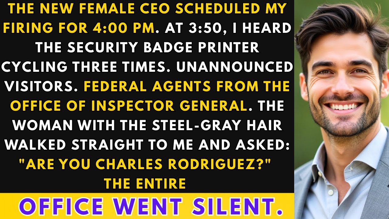 She Booked My Firing for 4:00 PM — By 3:50, Federal Agents Stepped In | Office Revenge