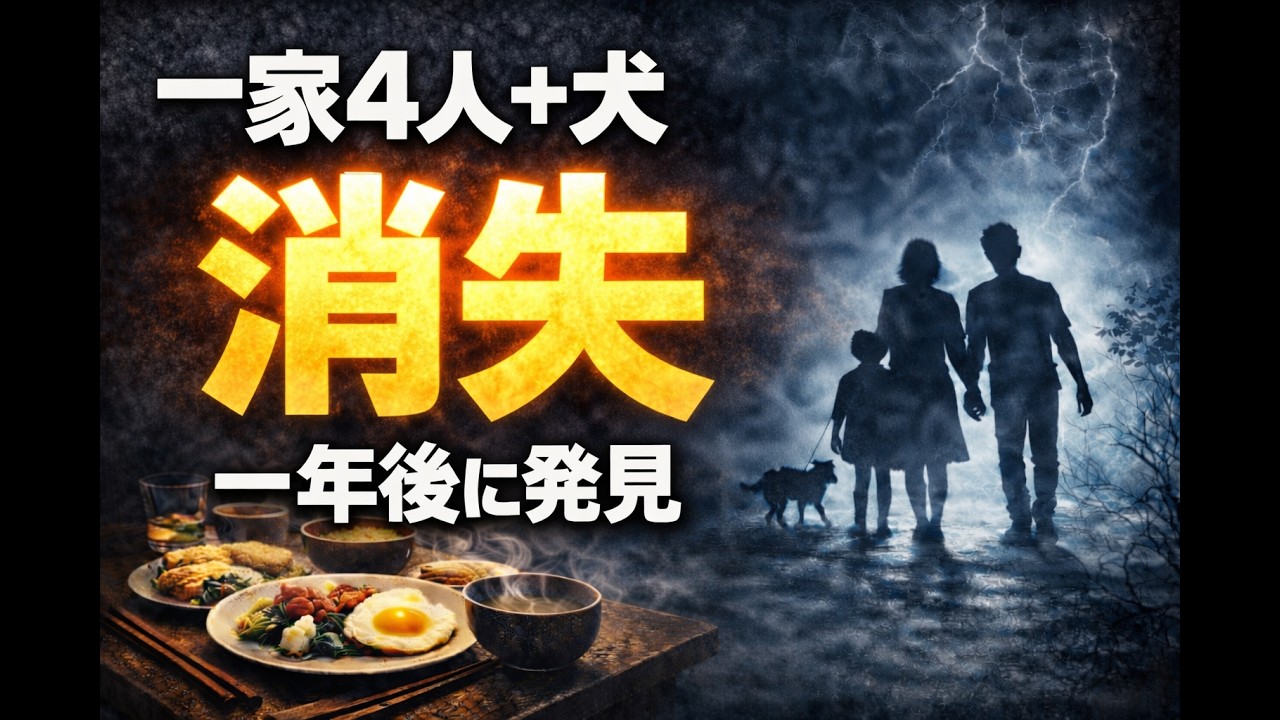 衝撃の結末｜この一家失踪事件には奇妙な点が多すぎる