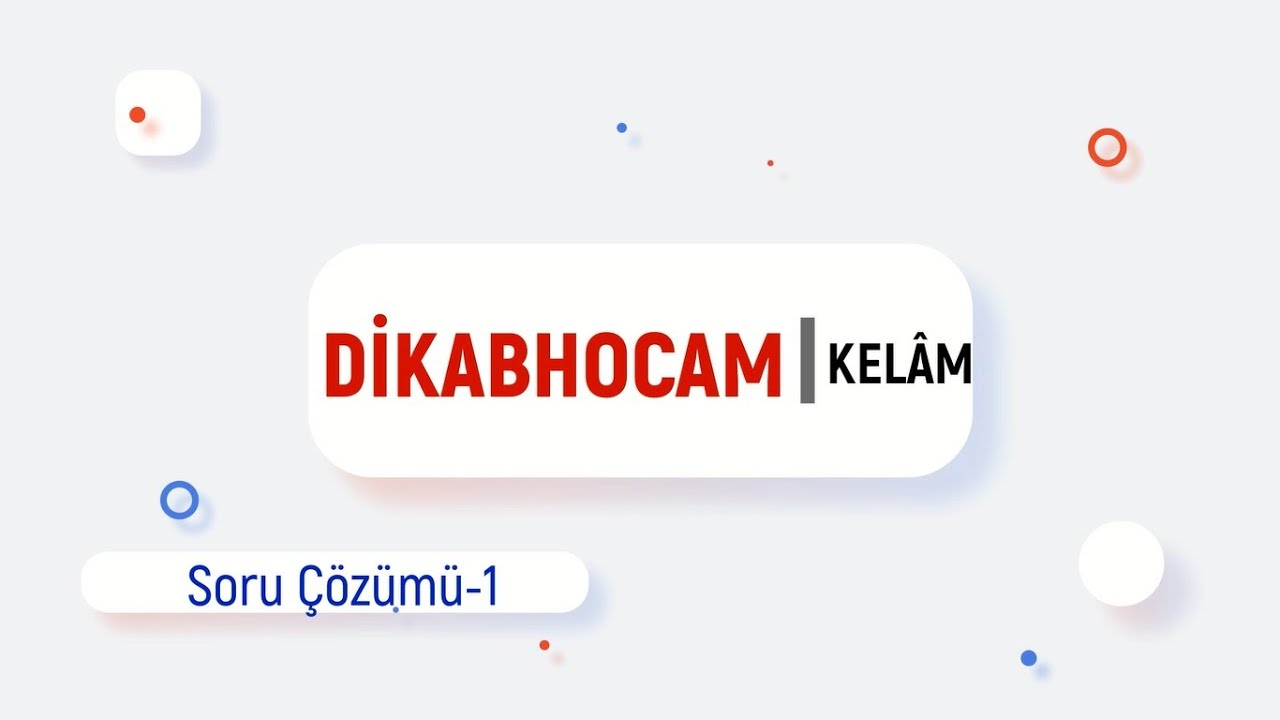 Analizli Hadis Soru Çözümü-1 // DİKAB HOCAM (ÖABT Dkab/İhl-DHBT)
