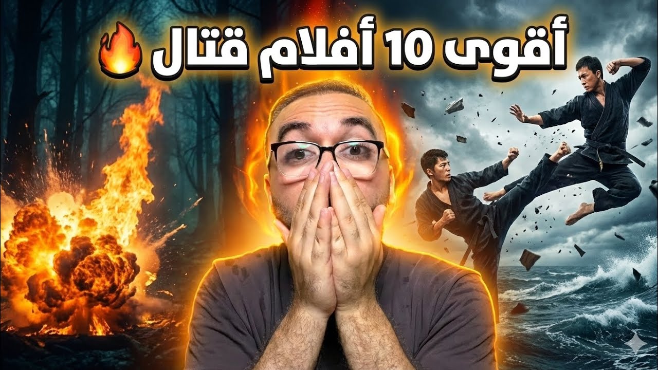 أفضل 10 أفلام أكشن و فنون قتالية في التاريخ !🔥🥷