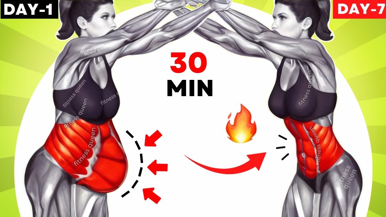 ➜Powerful 30-Min to Lose That STUBBORN BELLY FAT🔥 ➜ Melt Belly Fat Without Jumping! (STANDING ONLY)✅