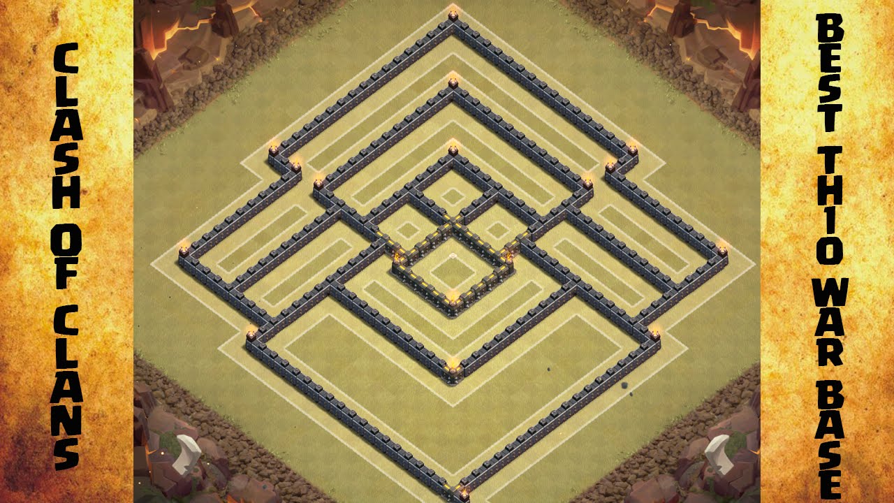 Clash Of Clans Best Th10 War Base with Replays!