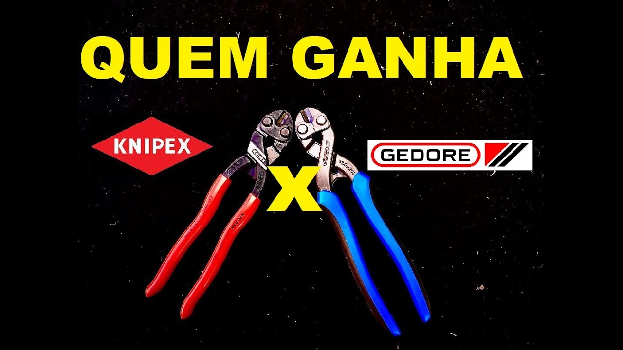 GEDORE X KNIPEX alicate FORÇA DUPLA. QUAL É O MELHOR?