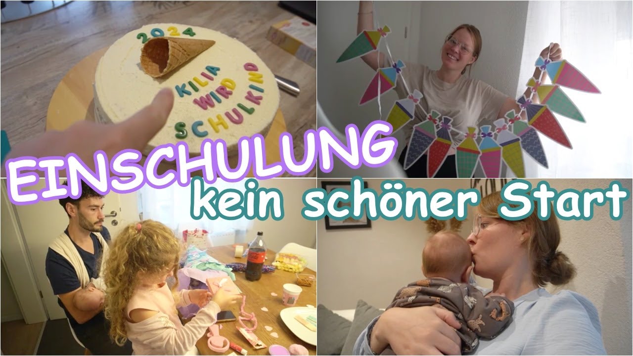 EINSCHULUNG | falsche Klasse | Torte | Schult&uuml;te | Familienvlog