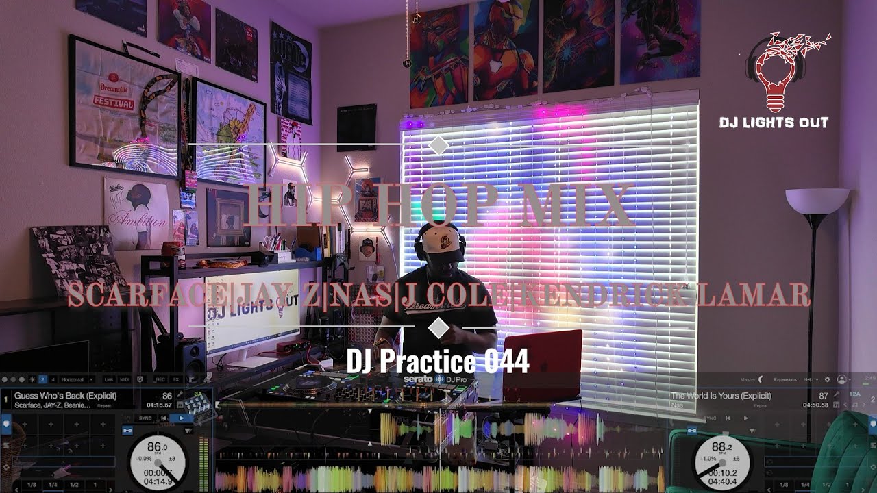 HIP HOP MIX | Scarface| Nas | Jay Z | J Cole | Kendrick Lamar | DJ Practice 044