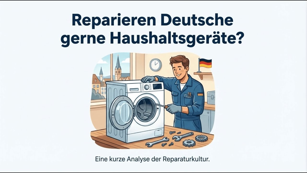 🇩🇪Reparieren oder neu kaufen? 💸 Warum  Reparaturkultur verliert (und was die EU jetzt ändert!)