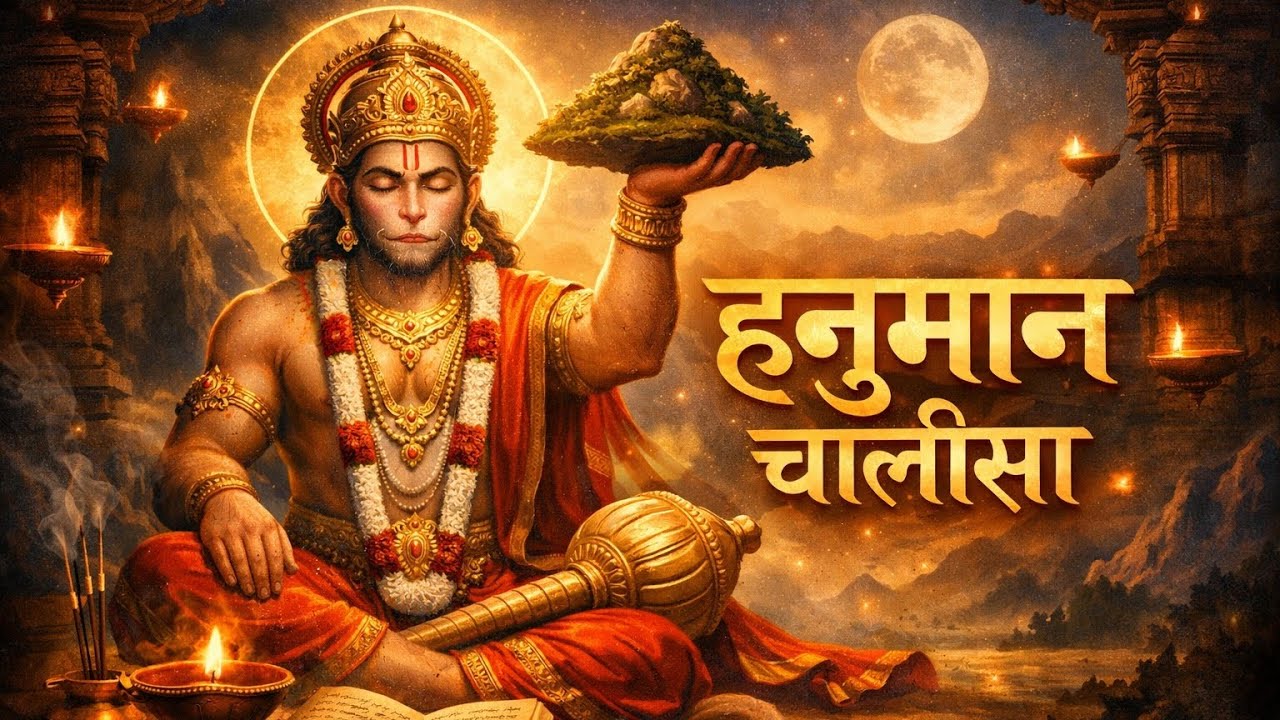 हनुमान चालीसा - powerfull - धीमीगति | मंगलवार स्पेशल.