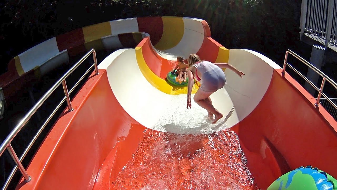 Exciting Rafting Water Slide at Gyémánt Fürdő Tatabánya