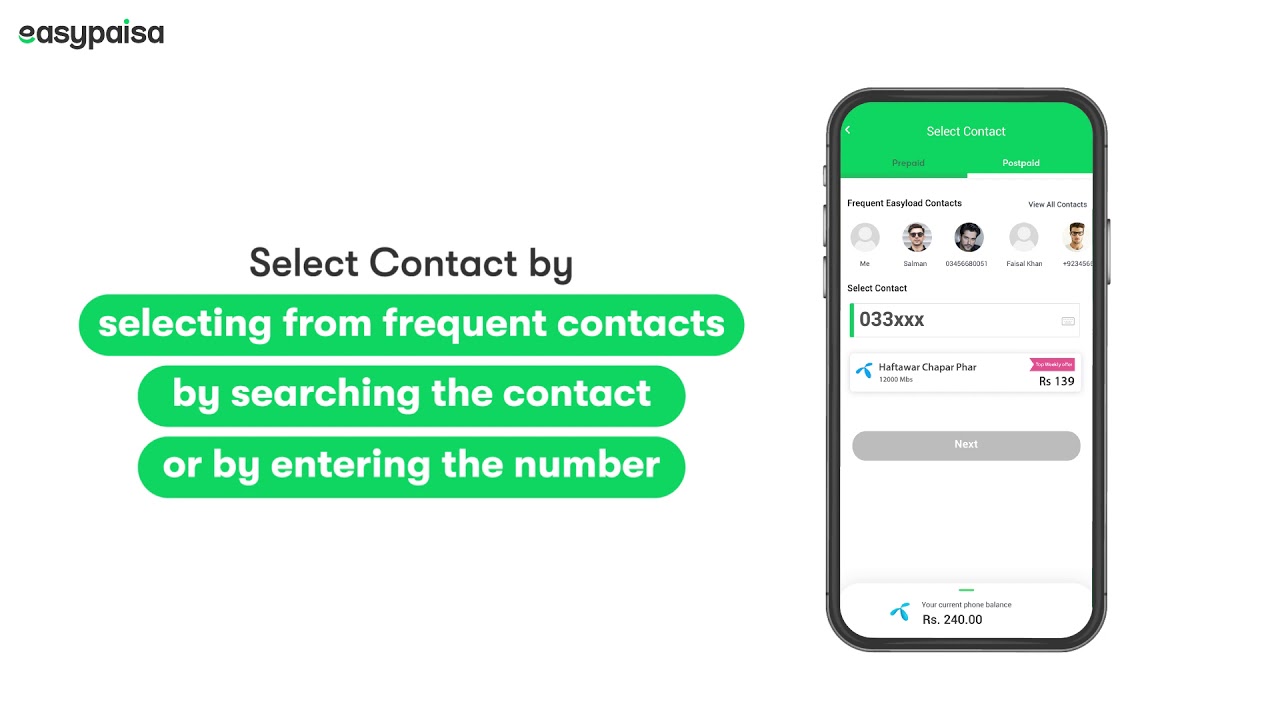 How to Pay Your Postpaid Bills through easypaisa App!
