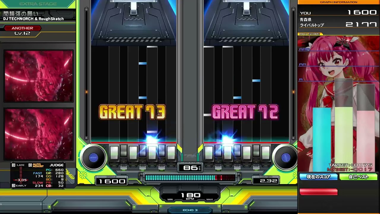 【beatmania IIDX】閠槞彁の願い DPA イージークリア！！
