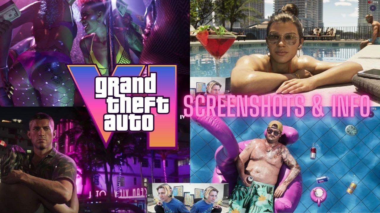 Реакция xQc на Grand Theft Auto VI — сайт Rockstar: скриншоты, подробности, информация