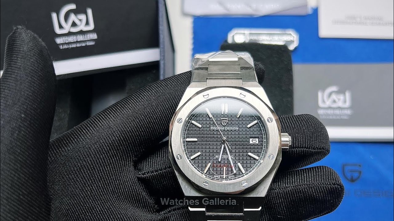 Pagani Design PD1673 Black | Royal Oak Automatic Watch | Classy Iconic Design | Watches Galleria