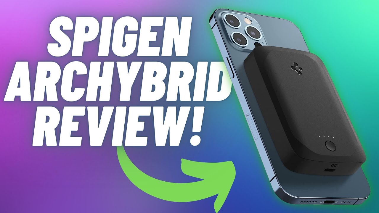 Spigen ArcHybrid Mag REVIEW! 5,000 mAh Wireless Magnetic Battery Bank!