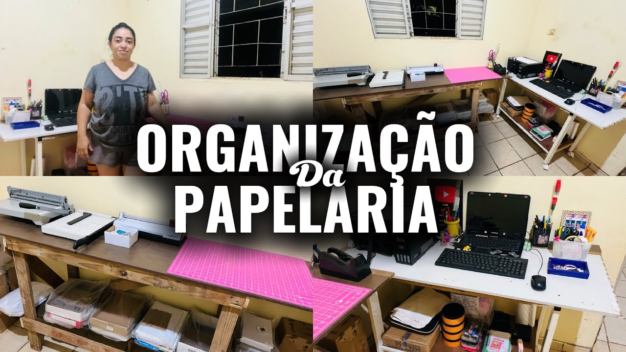 ORGANIZAÇÃO DA MINHA PAPELARIA PERSONALIZADA NA CADA NOVA 