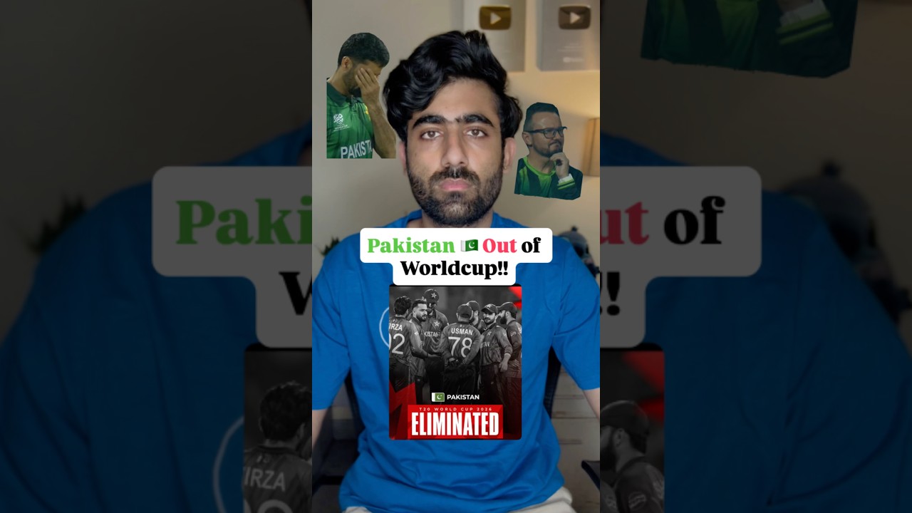 Pakistan 🇵🇰 out of worldcup | Nishchay verma #pakvssl #t20worldcup #cricket  #pakistan #srilanka