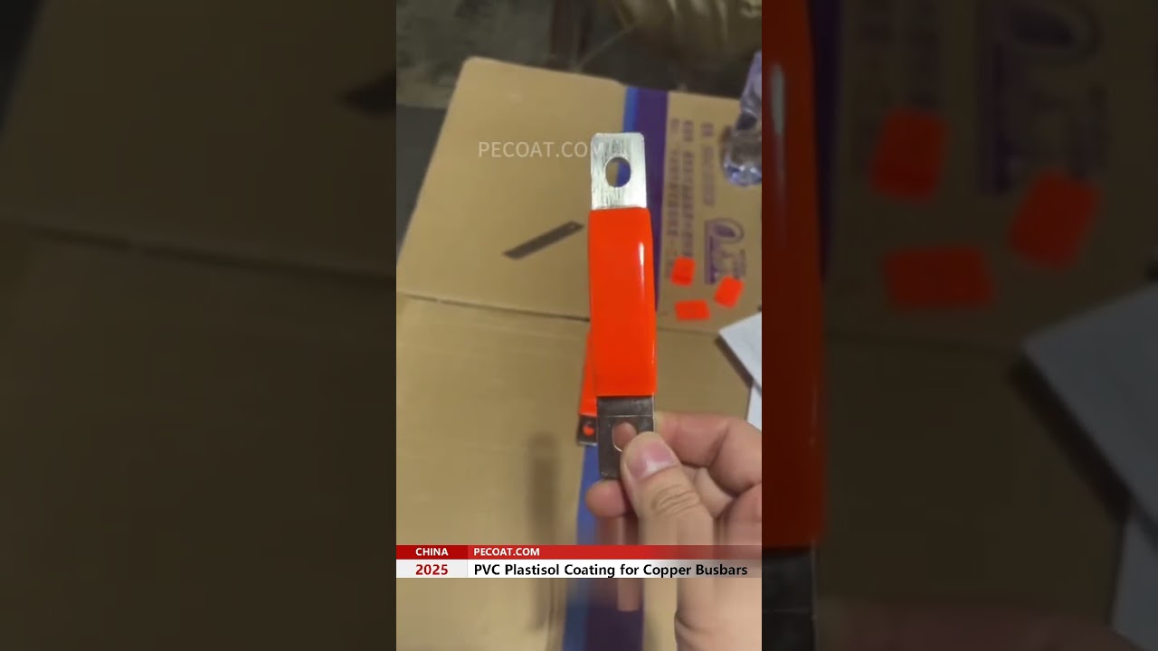 Plastisol Coating Process for Copper Busbars #pvcplastisol