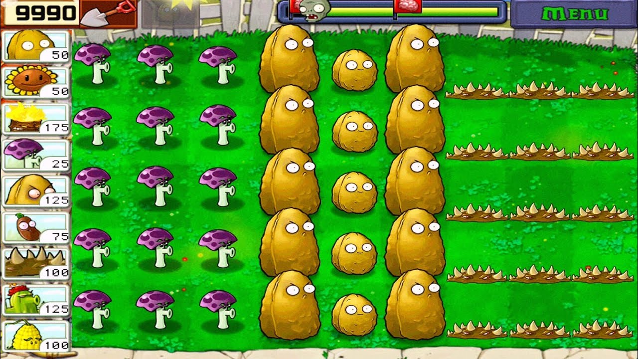 Plants vs Zombies • Adventure Day Level [ 3/4 ] • Full Walkthrough HD [ 1080p ] [ 60 fps ]