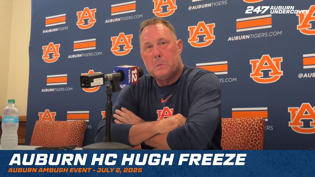 Auburn HC Hugh Freeze talks recruiting, House settlement and more