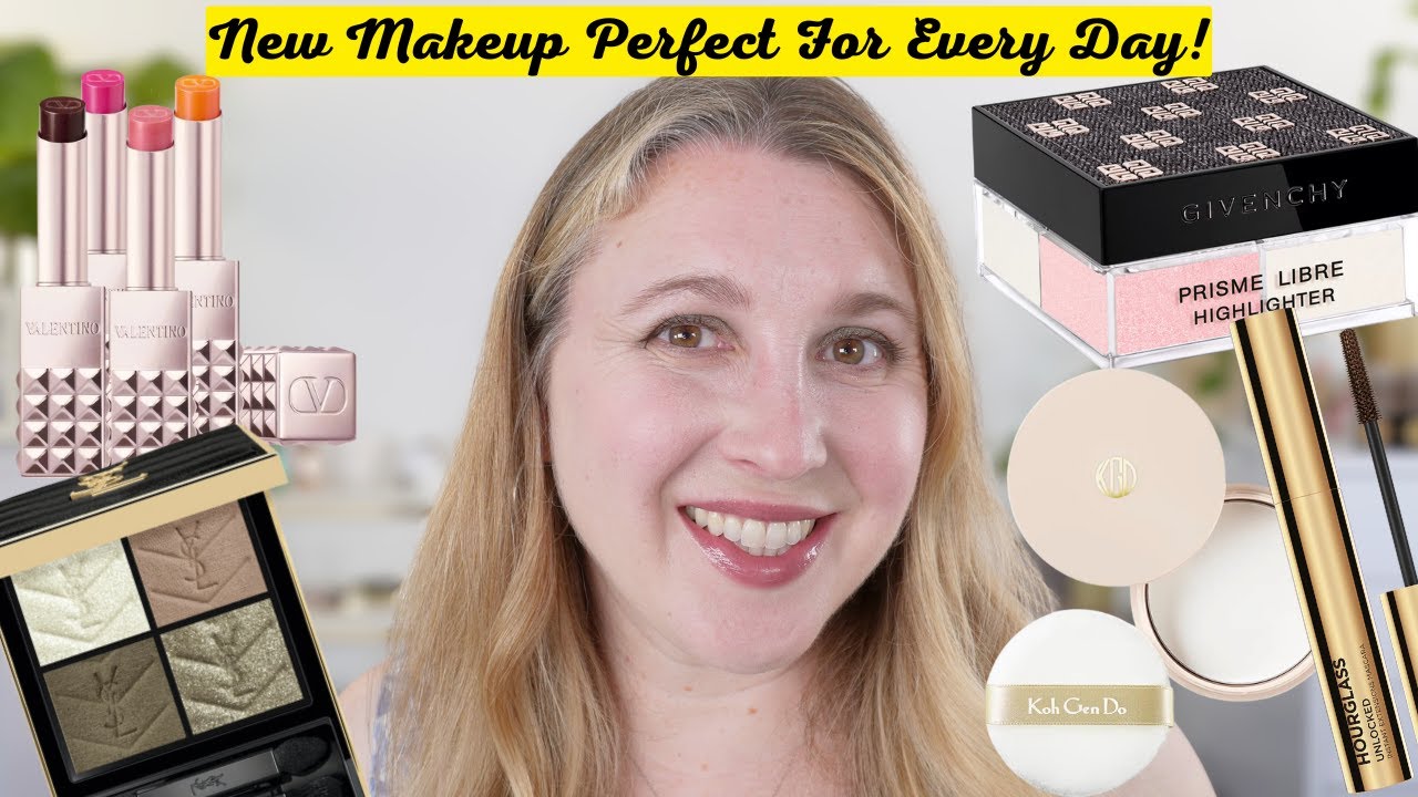 YSL Unexplored Garden, VALENTINO Disco Balms, GIVENCHY Highlighter, KOH GEN DO The Powder, HOURGLASS