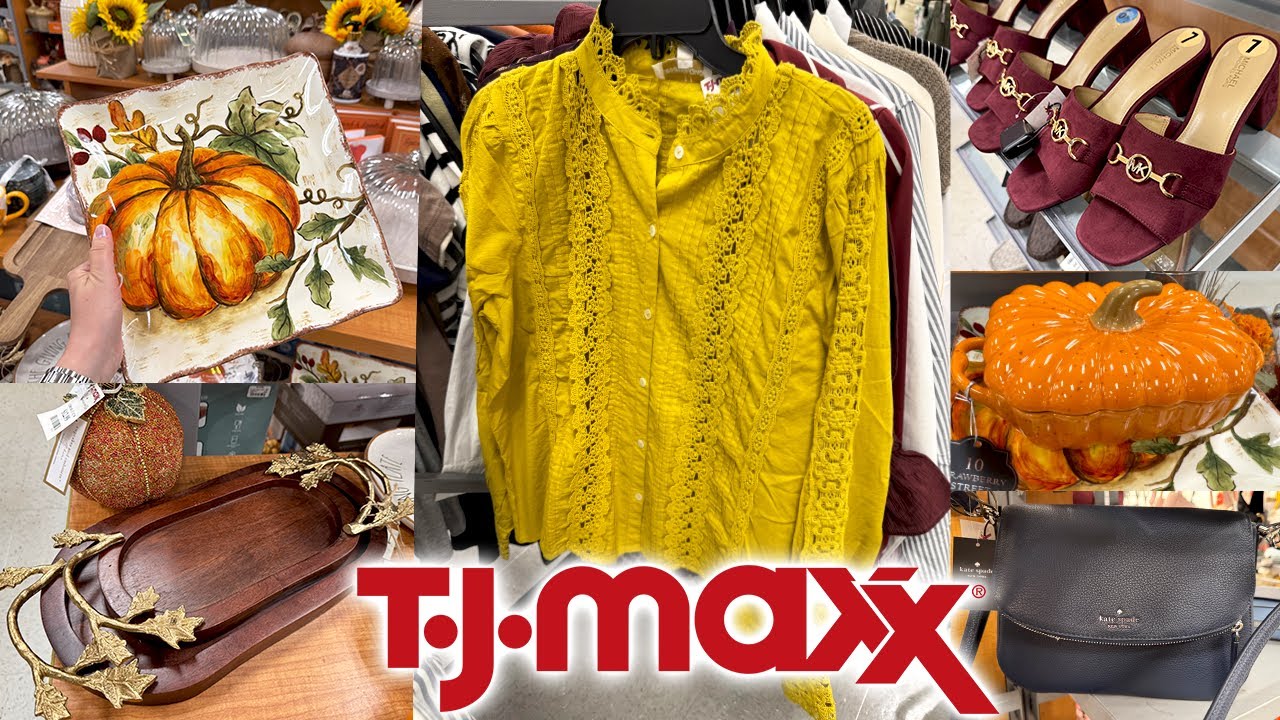 🍁 TJ MAXX NEW FALL SEASON FINDS ❤️ WOMEN'S CLOTHING, DESIGNER SHOES & BAGS | TABLEWARE & HOME DECOR