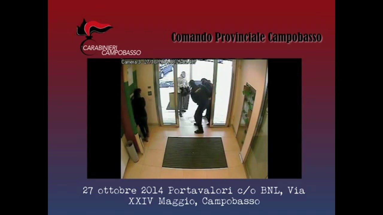 Indagine dei Carabinieri - La Sfida - Rapine in banche e poste