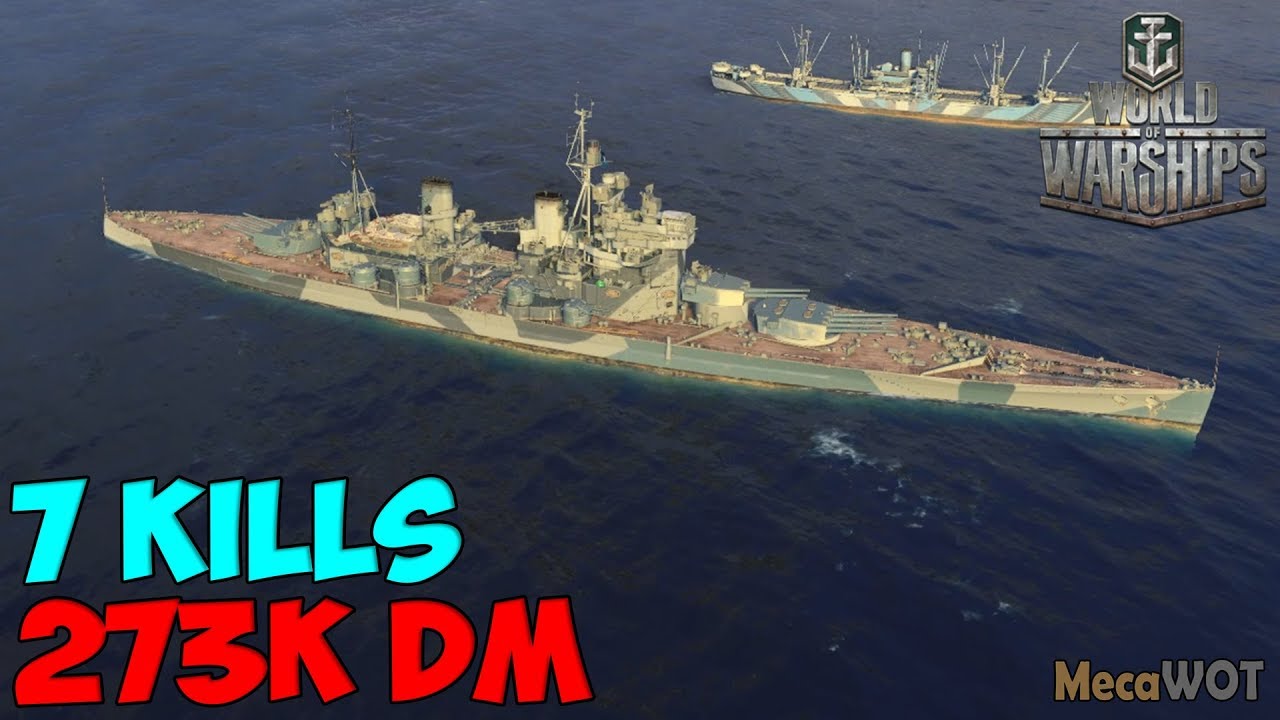 World of WarShips | King George V | 7 KILLS | 273K Damage - Replay Gameplay 1080p 60 fps