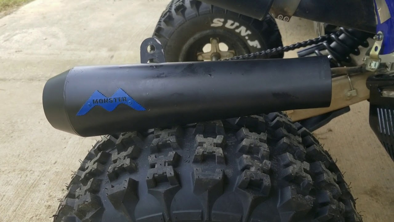 Выхлопная система Monster и выхлопная система Monster Megahurts для Raptor 700r 2019 года