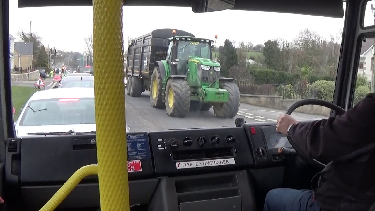 Mercedes-Benz Vario 613D Frontier Bus YJ56 YNL Camlough Yard To Cooley Mountains Part 1