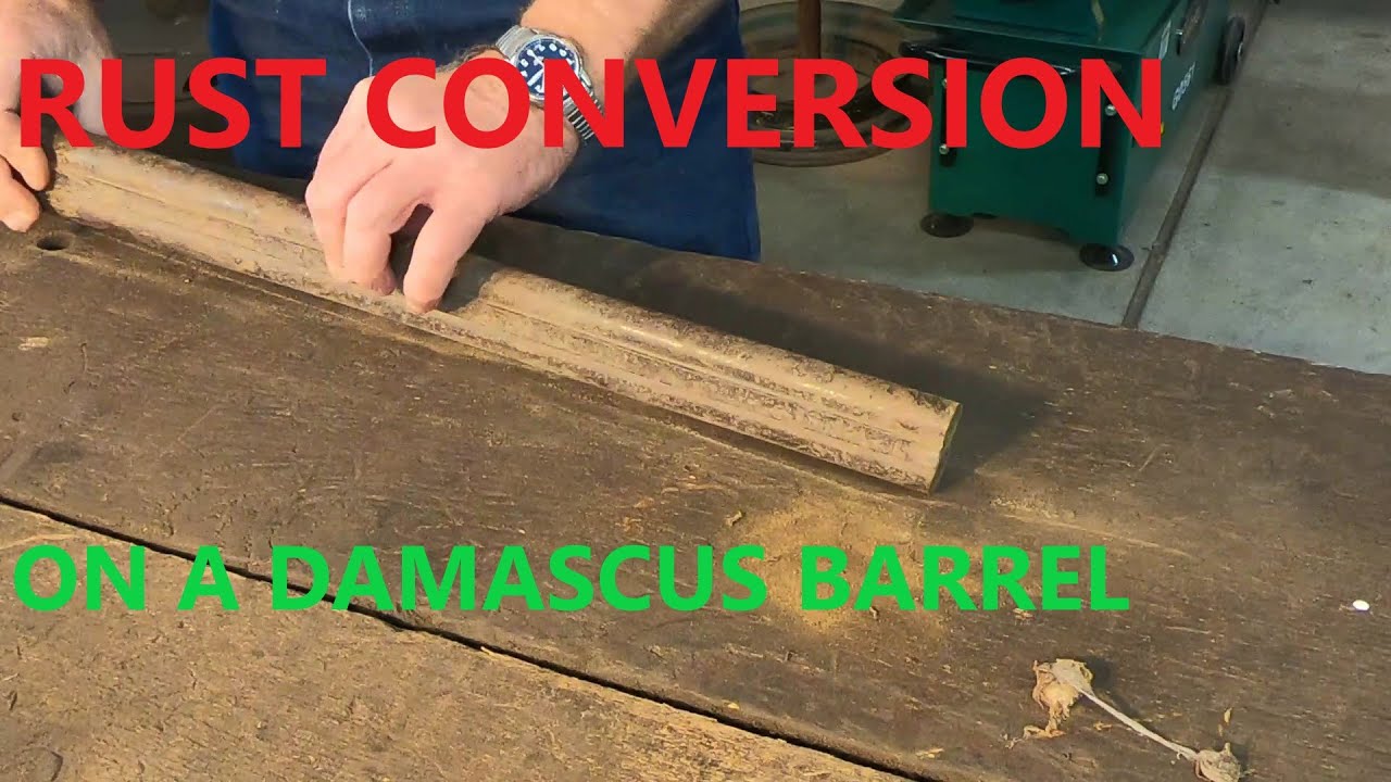 Rust Conversion on Damascus Barrels