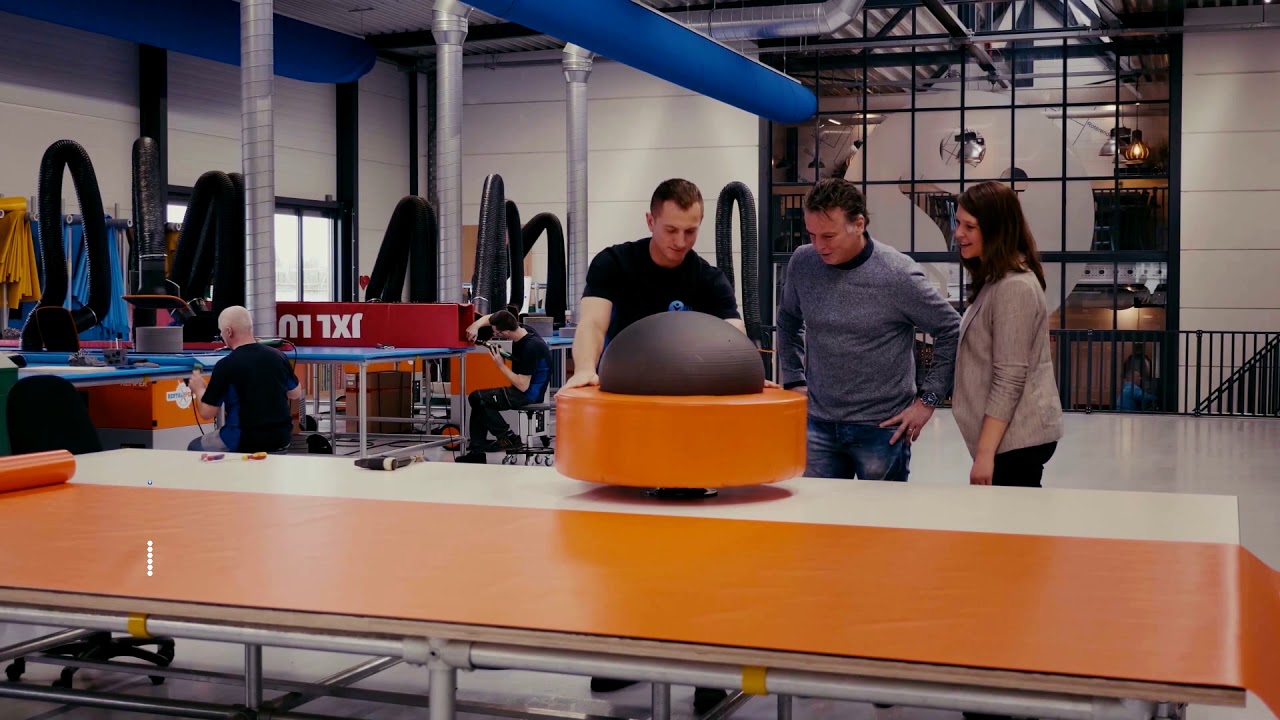 Big Bounce Trampoline course production process at ELI Play