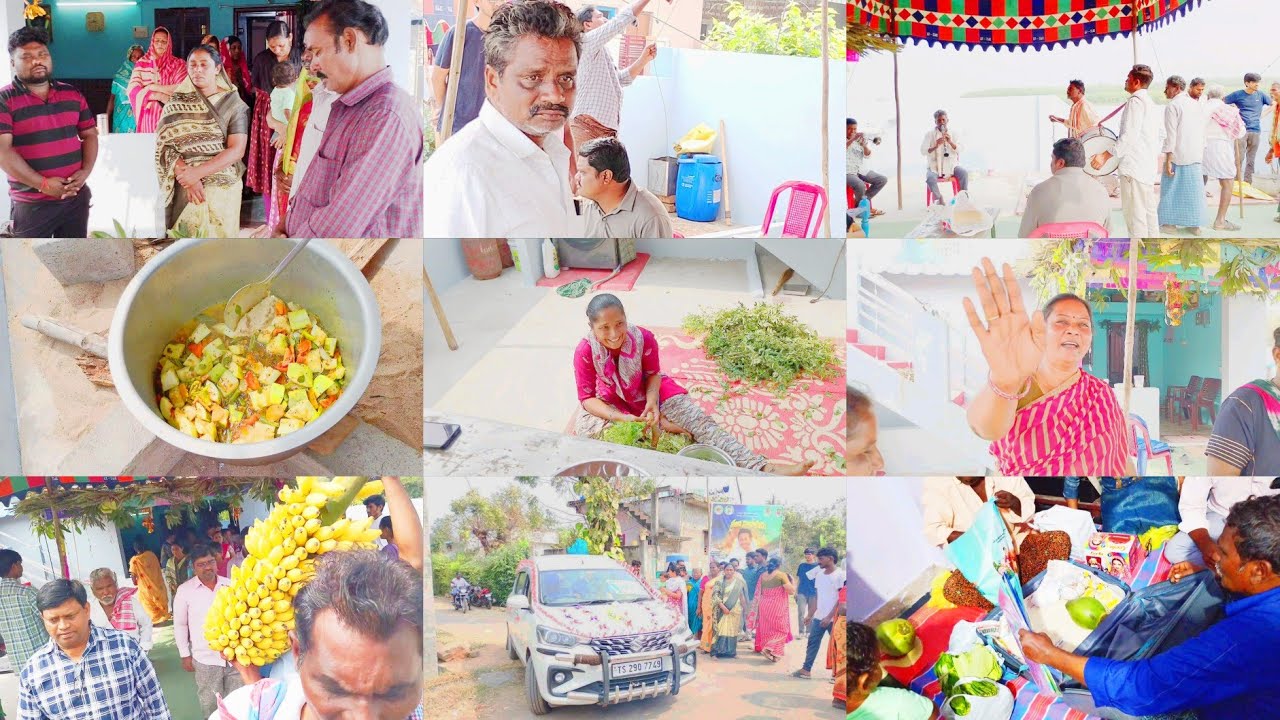 కుటుంబమంతా కలిసిన రోజు❤️… ఆనందంతో పాటు కన్నీళ్లు కూడా వచ్చాయి// మా బావ గారి Marriage(పతానం) vlog 