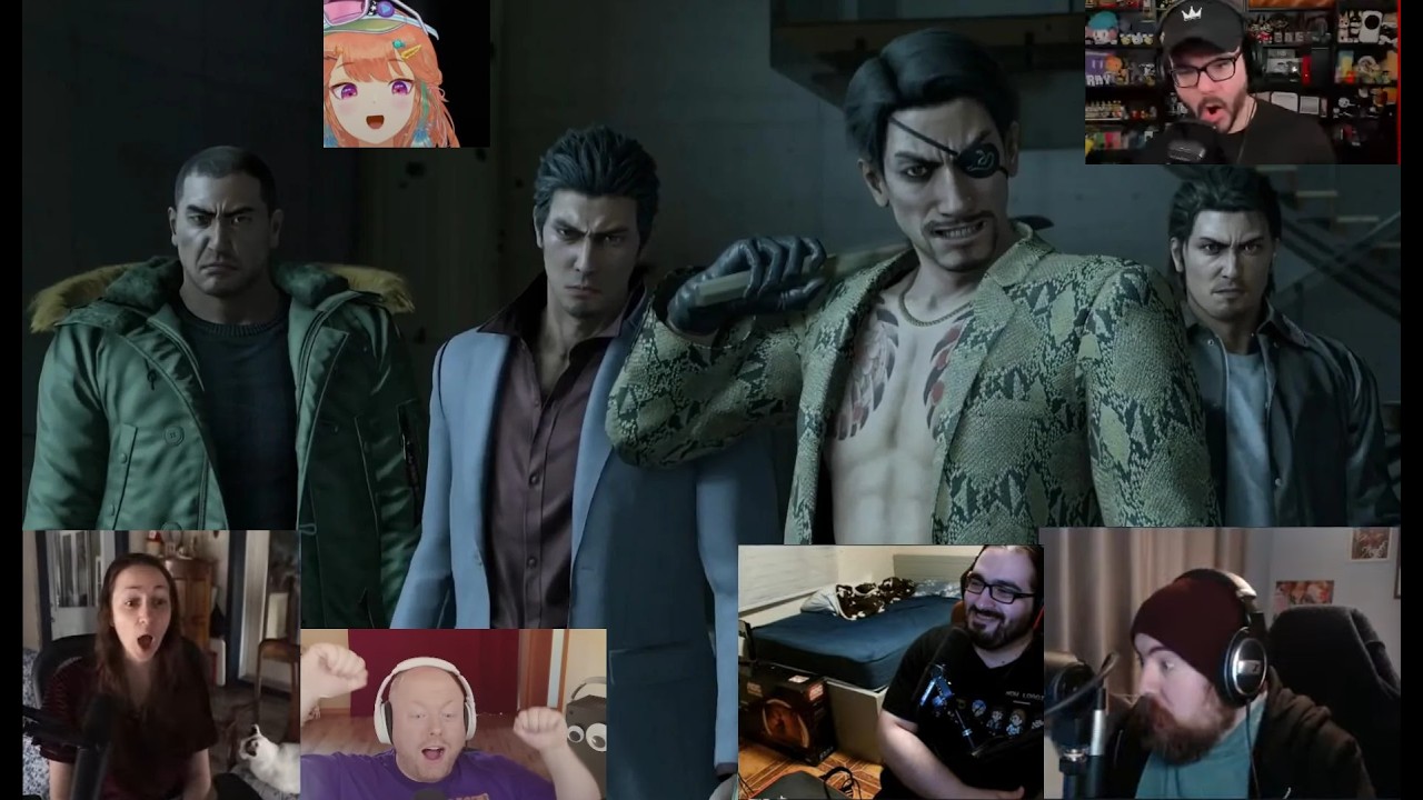 Streamers react to THE FOUR in Like a Dragon: Infinite Wealth!!