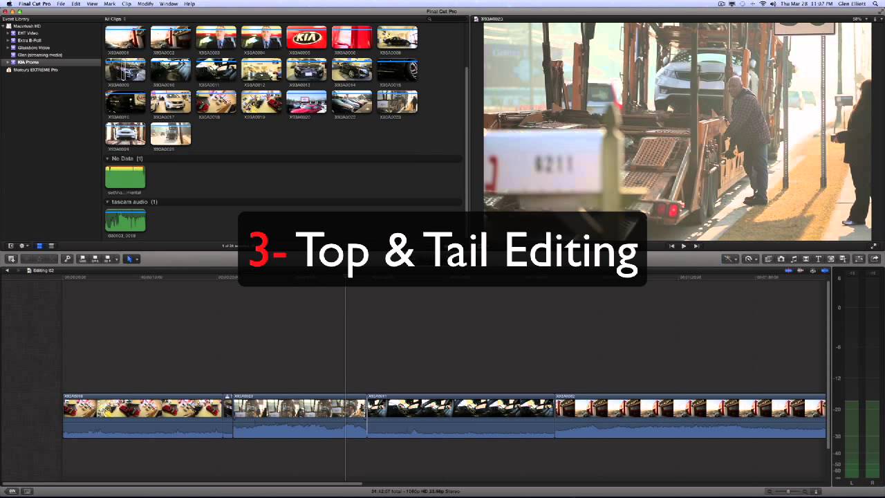 Расширенные инструменты редактирования в FCP X
