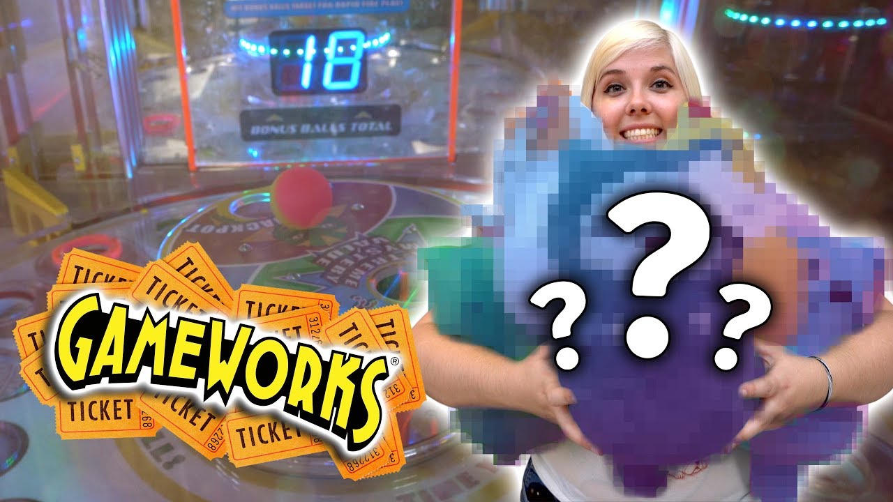 What can we win at Gameworks arcade?