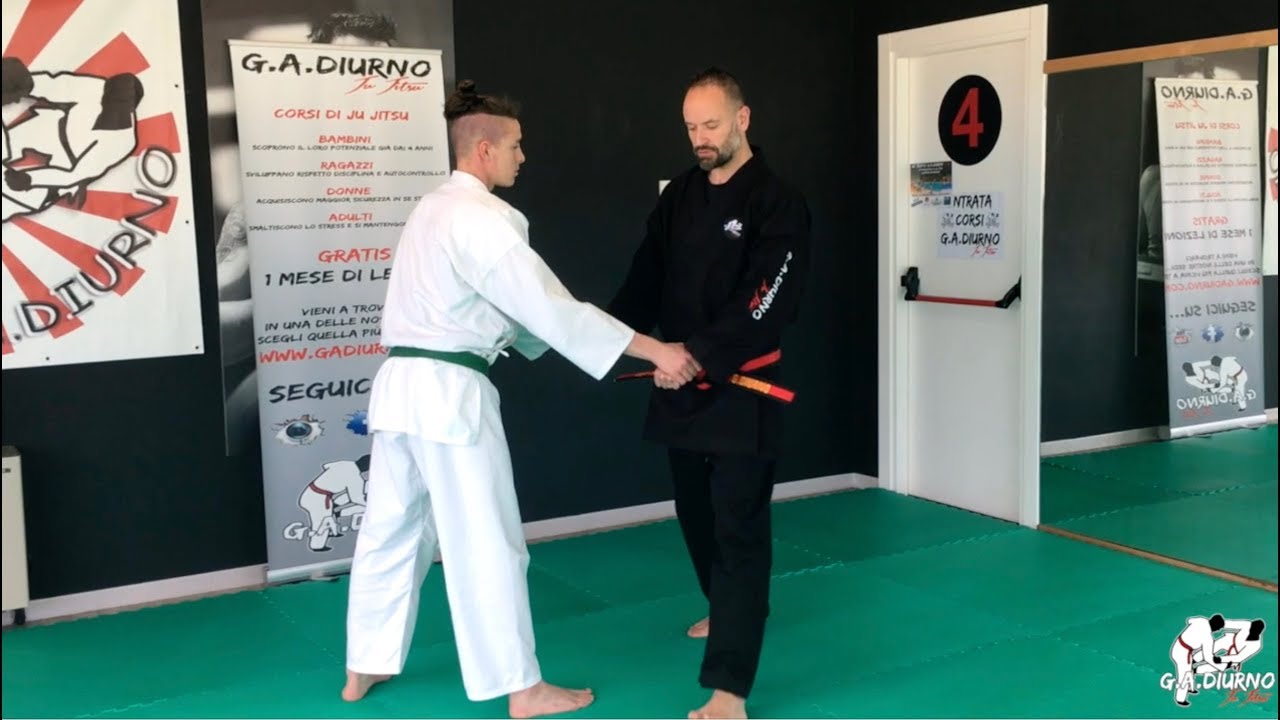 Tutorial - Tecnica di Ju Jitsu “Difesa Personale da Presa Doppi Polsi” - Maestro Giuseppe Diurno