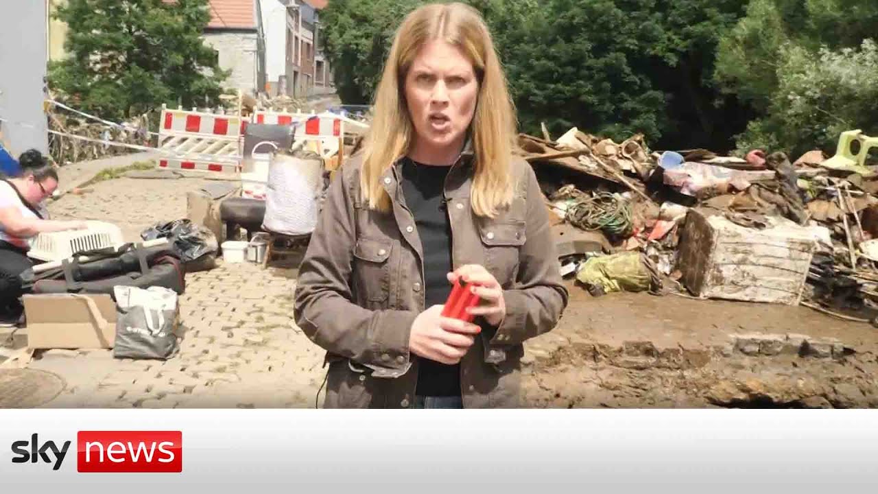 Severe flooding causes devastation in the city of Verviers