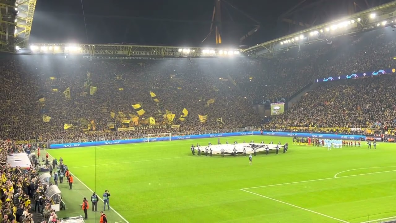 Borussia Dortmund vs Man City Champions League Anthem