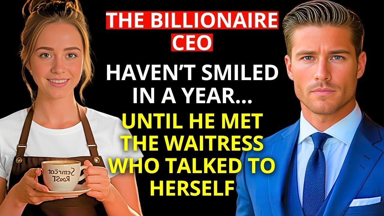 THE BILLIONAIRE CEO WHO FORGOT HOW TO SMILE… UNTIL HE MET THE WAITRESS WHO TALKED TO HERSELF