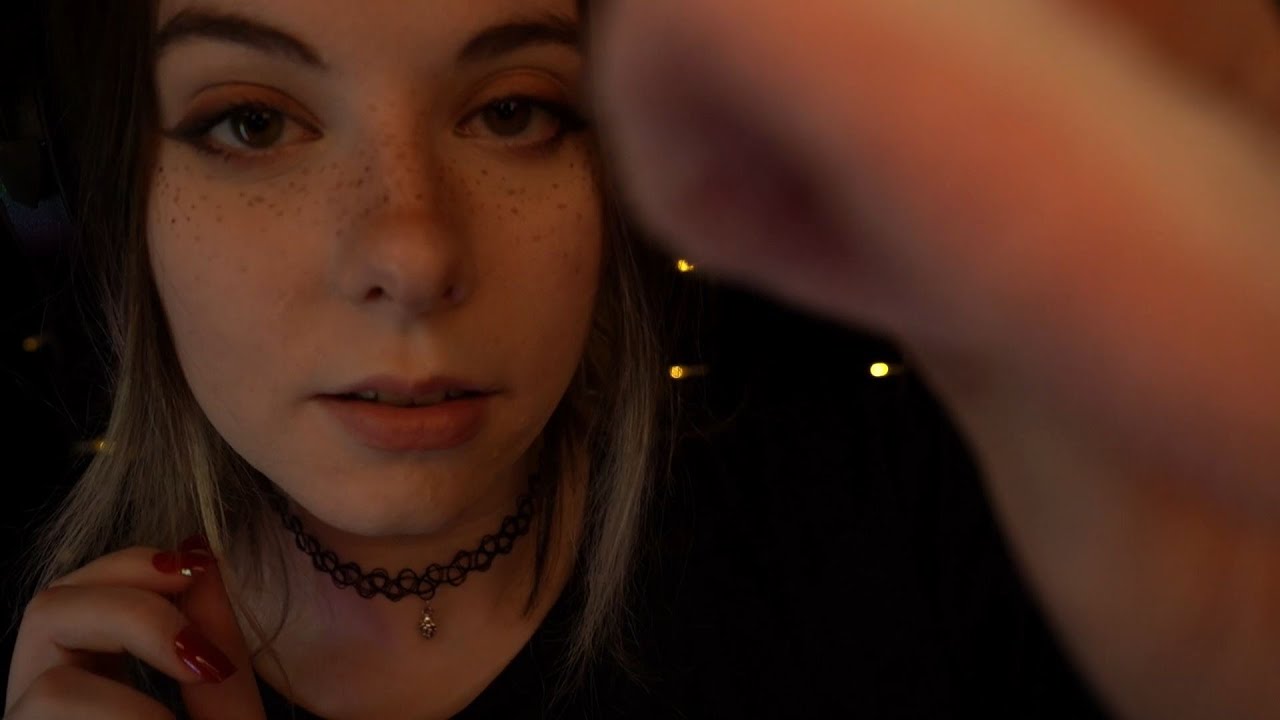 ASMR | cozy face massage & whispered guided relaxation
