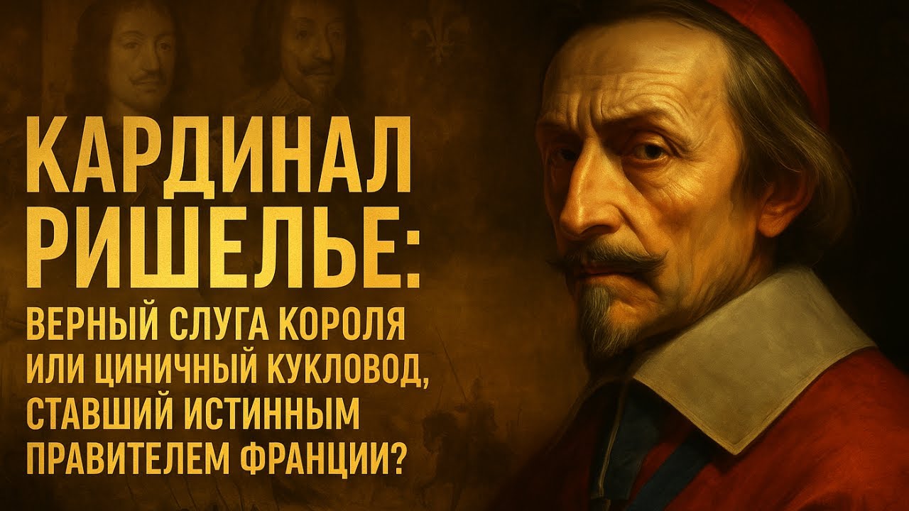 КАРДИНАЛ РИШЕЛЬЕ: Верный Слуга Короля, или Циничный Кукловод, Ставший Истинным Правителем Франции?